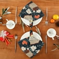thumbnail image 4 of Qxltty Books and Flowers Collide Napkins 20×20in Perfect for Parties Dinners Weddings Cocktail Housewarming Cloth Napkins Set of 6, 4 of 8