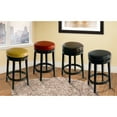 thumbnail image 2 of Armen Living Mbs-450 Backless Swivel Barstool-Color:Brown,Finish:Brown,Size:26 Inch, 2 of 2