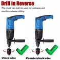 thumbnail image 3 of Metal Heavy Duty 1/2-20UNF 1.5-13mm Keyless Drill Chuck Self-tighten Keyless Chuck Quick Change Drill Bit Adapter Hardware Tool for Impact Driver Screwdriver Hammer Drill Rotary Tool, 3 of 8