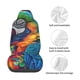 thumbnail image 4 of Balery Vibrant Rainbow Parrot Fantasy Funda de Asiento para Auto con Diseño - Cubierta Frontal Suave y Transpirable con Protector Antideslizante- 1 Unidad, 4 of 5