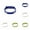 A, variant on Leather Cat Collar with Removable Safety Elastic Strap, Breakaway Alternative for Small Big Boy Girl Cats, Cute Shaped Kitten Collar for Indoor Adult Cats