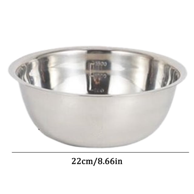 JJKBVCLO Stainless Steel Thickened Multifunctional Large Basin Stainless Steel Basin Set Soup Basin Stainless Steel Birdbath