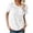 White, variant on HXWCHs Women Solid Color T Shirts 3 Pack Women's Fashion Casual Crew Neck Hollow Out Short Sleeve Knit top for Dressy Everyday Wear S Beige