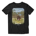 thumbnail image 2 of Disney Pixar Hoppers Greeting From The Pond Men's T Shirt (Black, S-3XL), 2 of 4