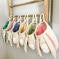 thumbnail image 2 of Biplut Storage Organizer Large Capacity with Two Handle Hanging Easter Cute Bunny Ears Storage Basket Home Supply (Yellow), 2 of 13