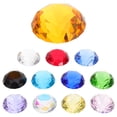 thumbnail image 1 of MasteelfCA 12pcs Crystal Glass Diamonds Jewels Wedding Decorations Centerpieces Fake Diamonds Decor, 1 of 8