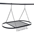thumbnail image 3 of WUZSTAR Kitchen Pot Hanging Storage Rack Holder Square Grid Wall Mount Pot Rack Iron Material Pan Hanger Shelf, 3 of 6