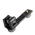 thumbnail image 5 of Universal Aluminium Alloy Gimbal Extention Bar Bracket Adapter With 4 Cold Shoe Mount 1/4 Inch Screw Adapter For LED Video Light Microphone For  Smooth Series FeiyuTech, 5 of 7