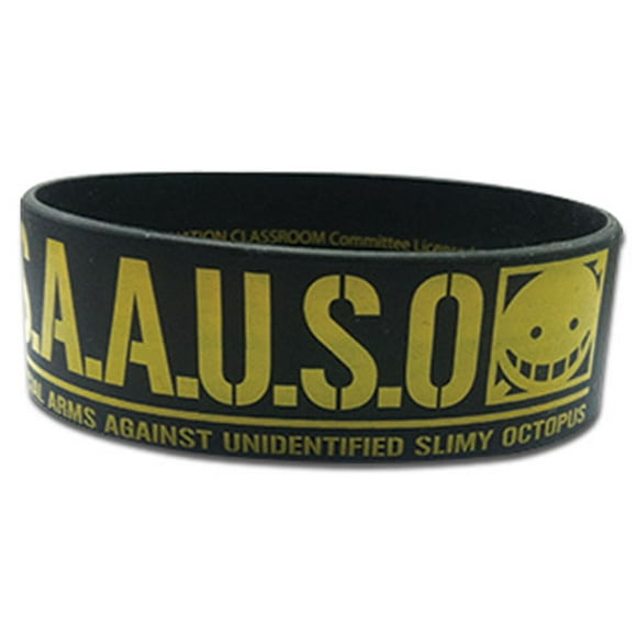 Wristband - Assassination Classroom - New S.A.A.U.S.O. Black ge54277