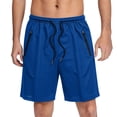 thumbnail image 5 of Dvprdro Men's Summer Casual Athletic Shorts Solid Color Drying Beach Running Basketball Workout Shorts with Pockets, 5 of 8