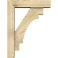 thumbnail image 3 of Ekena Millwork 6"W x 24"D x 32"H Merced Block Rough Sawn Bracket w/ Offset Brace, Douglas Fir, 3 of 25