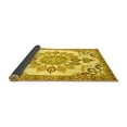 thumbnail image 2 of Ahgly Company Indoor Rectangle Medallion Yellow Traditional Area Rugs, 7' x 9', 2 of 4