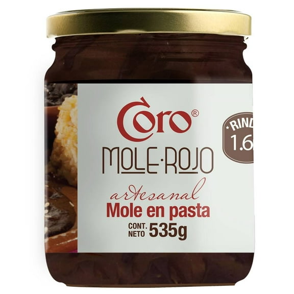 Mole Coro rojo en pasta de 535 g