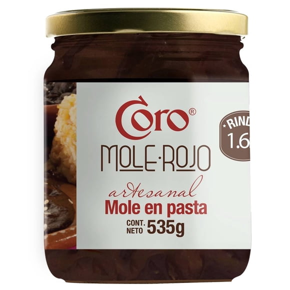 Mole Coro rojo en pasta de 535 g