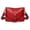 Red, variant on Black Leather Crossbody Purses for Women Secure Zipper Shoulder Bag Ideal for Travel, Commute, Shopping