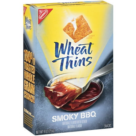 UPC 044000030445 product image for Nabisco Wheat Thins Smoky BBQ Snacks, 9 oz | upcitemdb.com