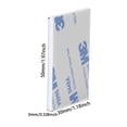 thumbnail image 2 of 60Pcs Sticky Double Sided Adhesive Pads, 1.97" x 1.18" Strong Double-sdied Sticky Foam Tape, Removable Double-sided Mounting Tape ,Heavy Duty Sticky Pads for Walls(White), 2 of 7