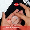 thumbnail image 7 of Door Knob Wall Protectors 6-Pack, 2 Inch Clear Silicone Door Bumpers, Self-Adhesive Soft Shock Absorber Guard Door Stopper Pads for Home, Office, 7 of 7