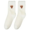 thumbnail image 2 of Calcetines gruesos y cálidos de invierno para mujer, con forro polar, hasta media pantorrilla | Calcetines suaves y cómodos para dormir | Calcetines térmicos de moda para el frío | Calcetines, 2 of 6