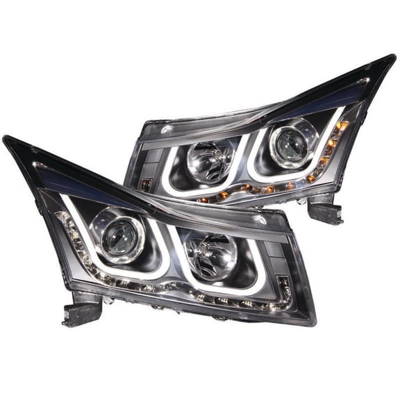 ANZO USA 121462 11-13 CRUZE PROJECTOR W/U-BAR BLACK CLEAR HEADLIGHTS