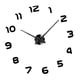 thumbnail image 5 of Simple Arte Moderno DIY Extraíble de DIY Acrílico 3D Superficie de Espejo de Pared Reloj Decorativo de Negro + pta perfecl  Reloj de pared 3D DIY, 5 of 8