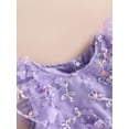 thumbnail image 5 of Coduop Infant Baby 3D Embroidered Sleeveless Rompers,Lace Patchwork Newborns Bodysuit Playsuit, 5 of 8