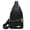 Black4, variant on Crossbody Bag for Unisex,Sling Backpack with Colorful Print,Water-Resistant Lightweight with Adjustable Strap,for Daily Commute Travel Shopping