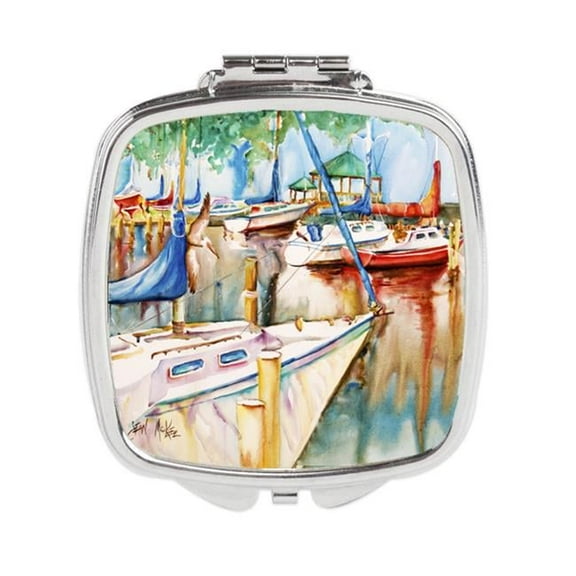 Gazebo & Sailboats Compact Mirror