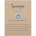 thumbnail image 1 of Fiudx Collar In Zodiaco, Colgante En Constelación, Regalo de Cumpleaños para Mujeres, Regalo de Vacaciones para Niñas, Joyería de Uso Diario, Regalo para Familiares y Amigos, Chapado En Aleación de 2, 1 of 1