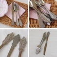 thumbnail image 2 of Transemion Plastic Forks Spoons Knifes Silverware Decor Party Silver 18.5cm 1Set, 2 of 6
