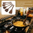 thumbnail image 5 of TUIBELYN Wood Cooking Utensil Set Wooden Non Cooking Tool Ladle Spoons Slotted Spatula Mixing Spoon Cooking Serving Tool 5Pcs, 5 of 8