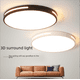 thumbnail image 5 of Lámpara de techo led de plástico, lámpara redonda para sala de estar, lámpara para dormitorio, lámpara moderna y sencilla para dormitorio, iluminación para comedor y estudio, 5 of 6