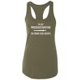 thumbnail image 1 of I'm Not Procrastinating Racerback Tank, 1 of 3
