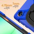 thumbnail image 2 of Case for Samsung Galaxy Tab A11 8.7 inch, 360 Degree Rotating Hand Grip Shockproof Cover with Shoulder Strap, Blue, 2 of 7