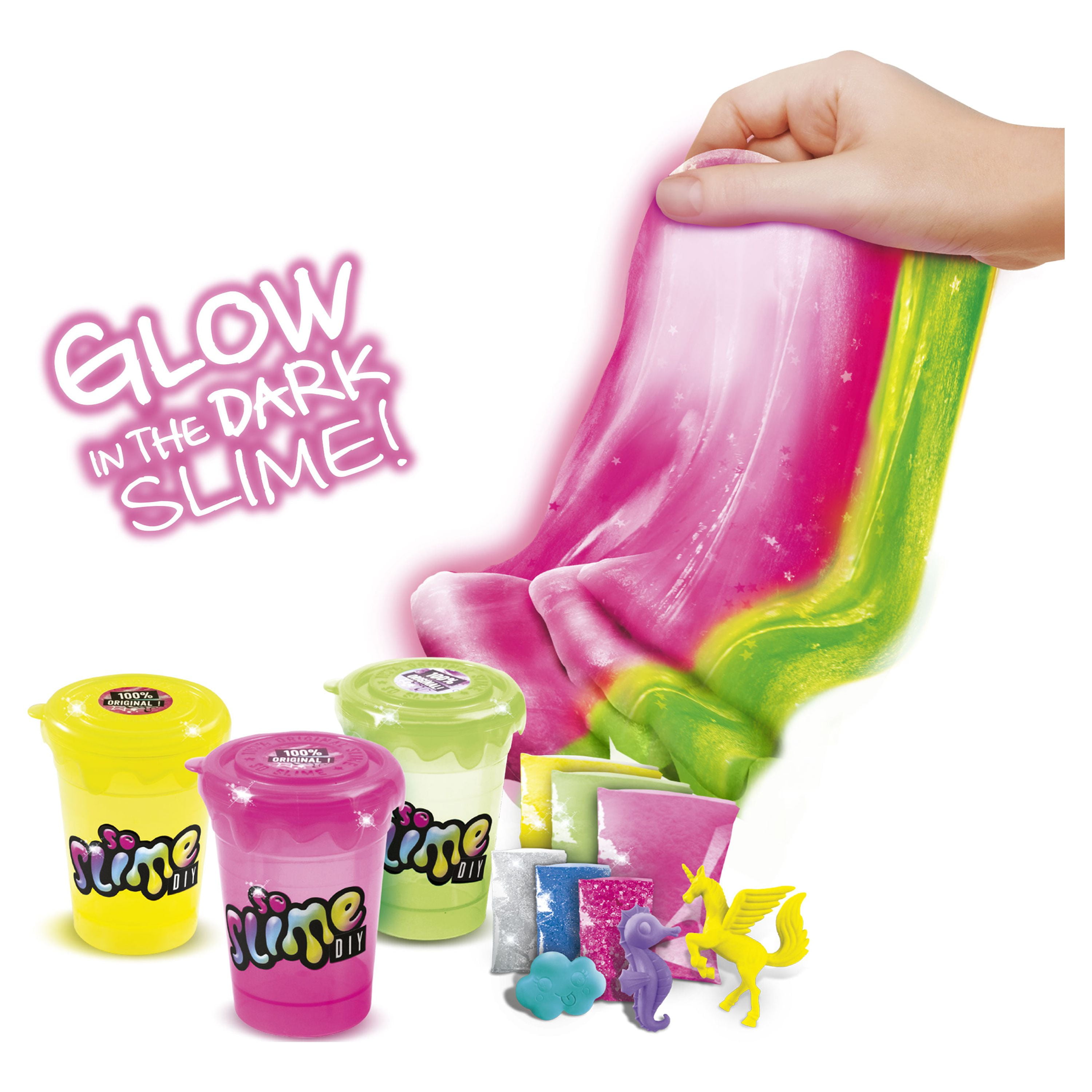 bucketBolt DIY 3 in 1 slime kit. Make neon, glow in dark and galaxy slime.  - DIY 3 in 1 slime kit. Make neon, glow in dark and galaxy slime. . shop