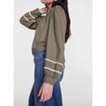 thumbnail image 5 of Scenario Women's and Women's Plus Quilted Detail Long Sleeve Top, Sizes XS-4X, 5 of 6