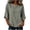 Army Green, variant on 3/4 Bell Sleeve Striped Tops for Women Lightweight Soft Crew Neck Dolman Flared Blouses Loose Fit Dressy Casual Basic Early Fall Shirts XXL