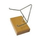 thumbnail image 2 of Caballete de exhibición con brazo de metal, base de madera, pedestal, decoración del hogar, exhibición de rocas Estilo a, 2 of 9