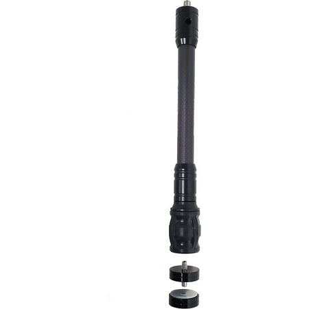 SAS Carbon X Hunting Pro Bow Stabilizer for Compound Bows with Dampener and Weights Ultra Lightweight High Modual with Matt Finish
