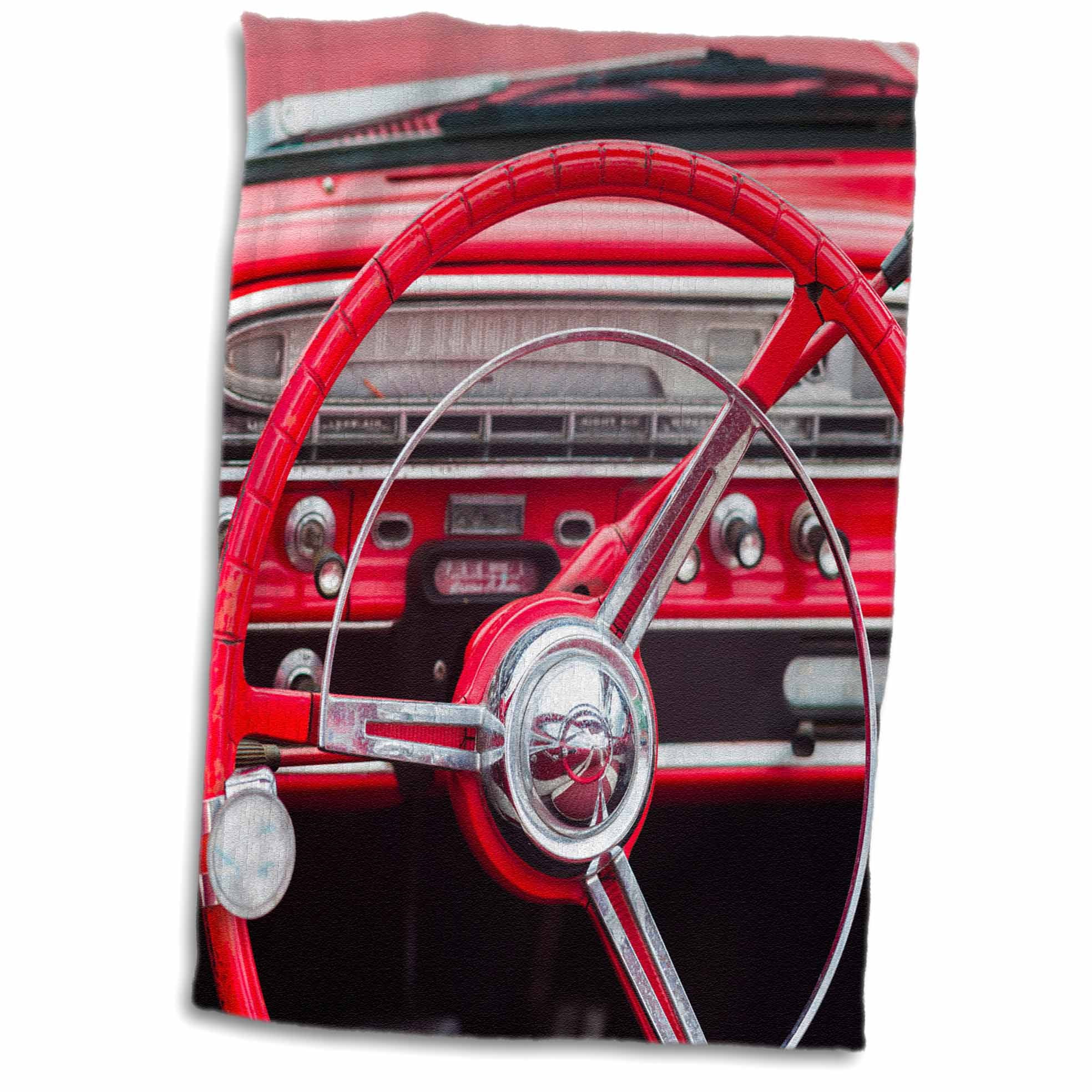 3drose Massachusetts Gloucester Antique Car Show Red Classic Car Interior Towel 15 By 22 Inch Walmart Com Walmart Com