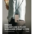 thumbnail image 2 of Ringke Holder Link Flow Shoulder Y-Type for Smartphone, Universal Durable Adjustable Crossbody Neck Shoulder Strap with Holder - Calm Black, 2 of 11