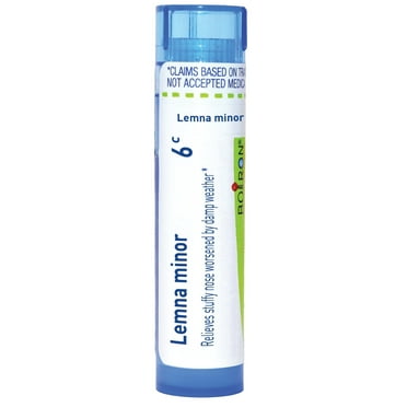 Boiron Lemna Minor 6C Homeopathic Single Medicine For Cough, Cold & Flu 80 Pellet