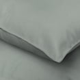 thumbnail image 2 of Pack of 2 Outdoor Decorative Throw Pillows 18 x 18 inch Solid Gray Square Pillows (18" x 18" Solid, Grey), 2 of 7