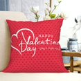 thumbnail image 3 of Happy Valentine's Day Throw Pillow Cover, 3 of 5