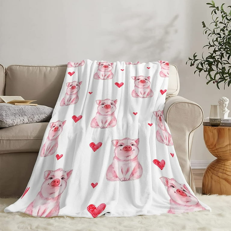 Pig fleece online blanket