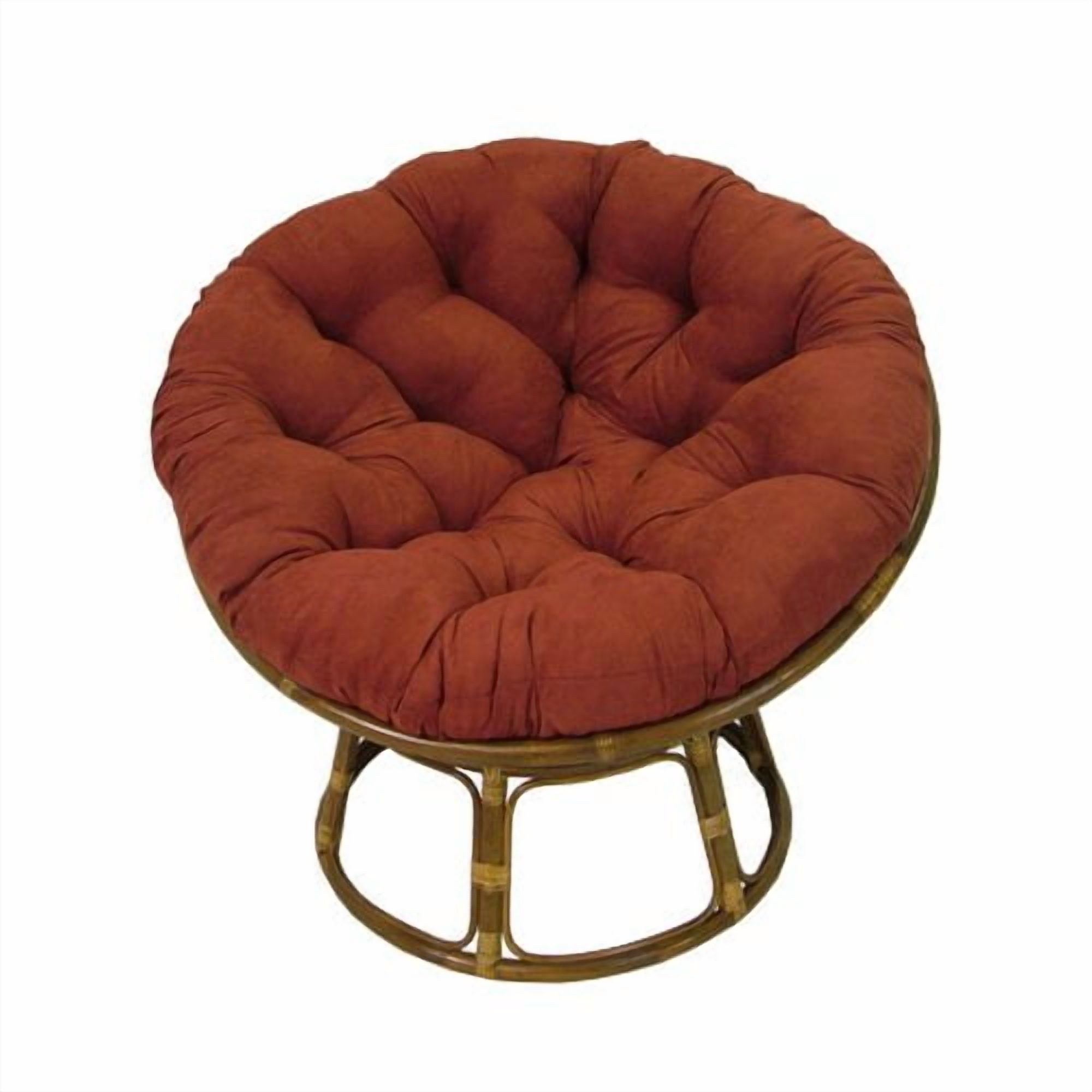 Blazing Needles 48-Inch Papasan Cushion, Microsuede, Spice photo 5
