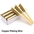 thumbnail image 2 of 12PCS Copper Wire Brush Set Stainless Steel Wire Brush Rust Removal Clean Brush Pure Copper Wire, 2 of 4
