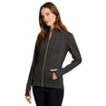 thumbnail image 3 of RBX Active Women's Ultra Lightweight Super Soft Mock Neck Active Running Jacket with Pockets, Thumbholes, 3 of 5