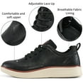 thumbnail image 3 of MeMoride Mens Casual Oxfords Dress Shoes Comfortable Office Business Formal Sneakers for Men, 3 of 6