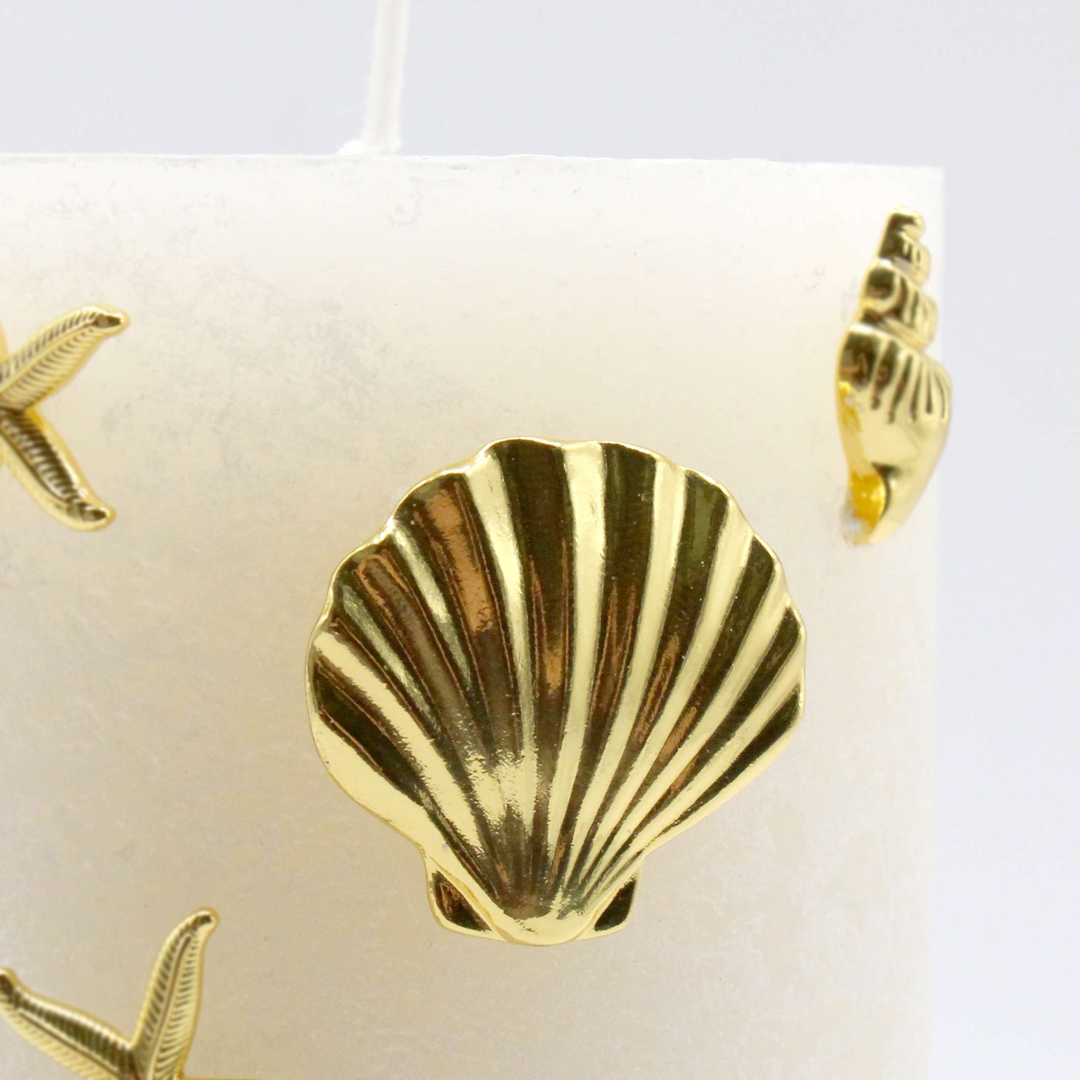 Mainstays Seashell Candle Charms 5 Piece Set for Flute, Pillar and Votive Candles